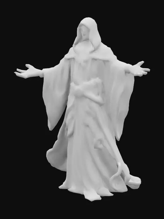 3D model for Wizard of Thunder