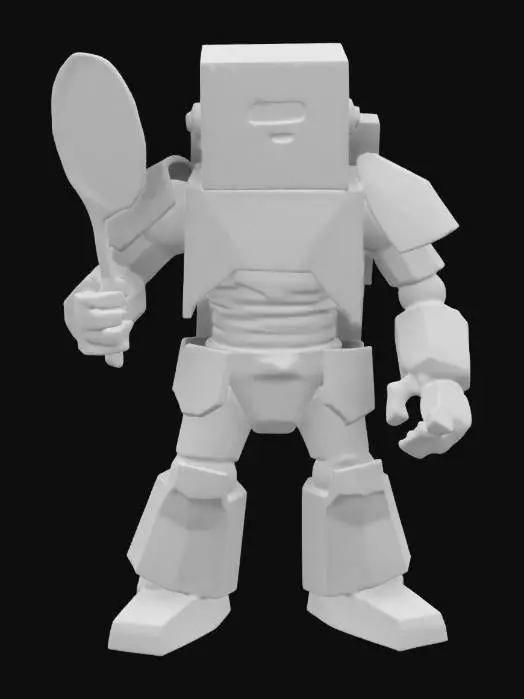 3D model for Imagine a man wearing a cardboard armor and wielding a frying pan as a weapon. Clean geometry, HDR, High quality, defined textures, Well defined geometries.
#ChronoForgeWeapon#