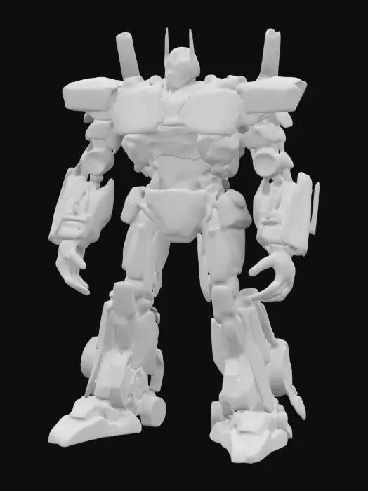 3D model for Imagine a Rusty Optimus Prime in Mad Max-style. Sharp geometry, Sharp edge, Defined texture, HDR, High quality. #ChronoForgeWeapon#