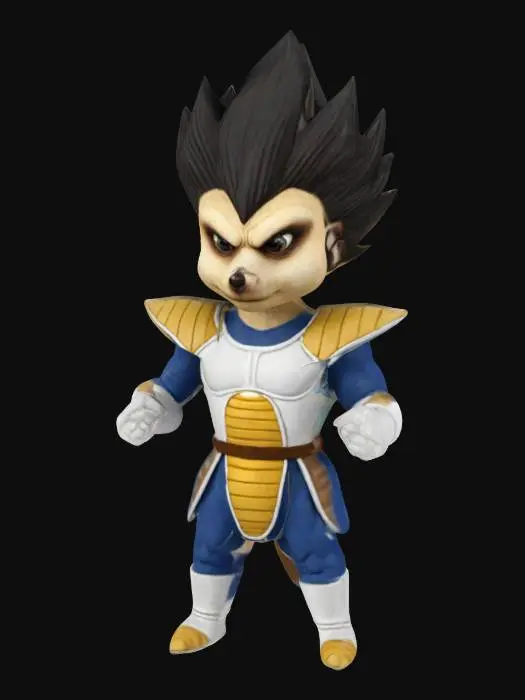 3D model for Saiyan Meerkat