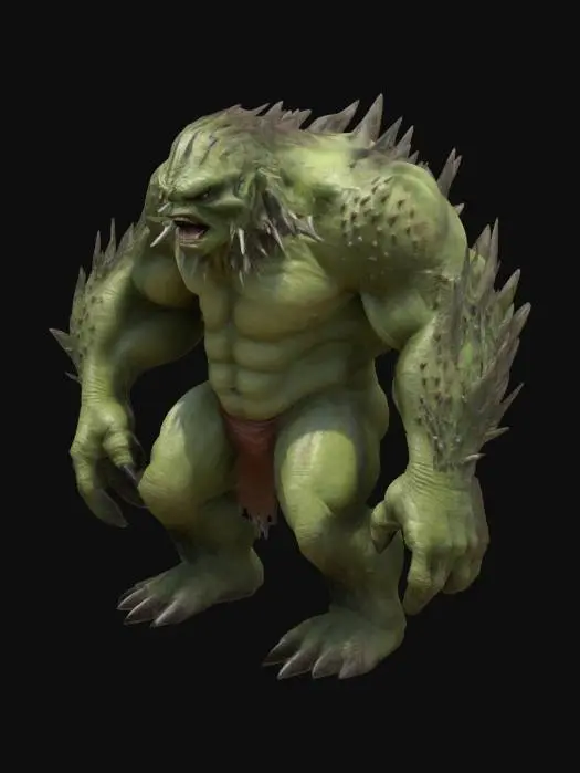 3D model for Colossal boss creature made of bolt energy. ensure clean topology, avoid distortions or unnatural proportions, #game figure#. HDR. High quality. Clean texture. Clean geometry. sharp edges. Standing in A-pose. Realistic. Well defined texture.