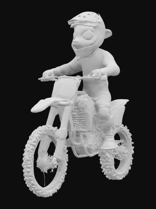 3D model for Speedy Meerkat Racer, #game figure#