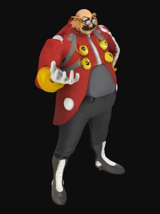3D model for Scientist Villain