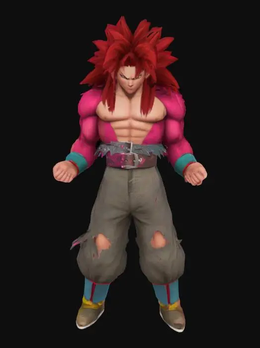 3D model for Super Saiyan 4