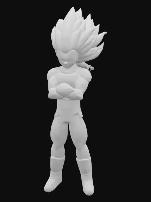 3D model for Vegeta Super Saiyan 3
