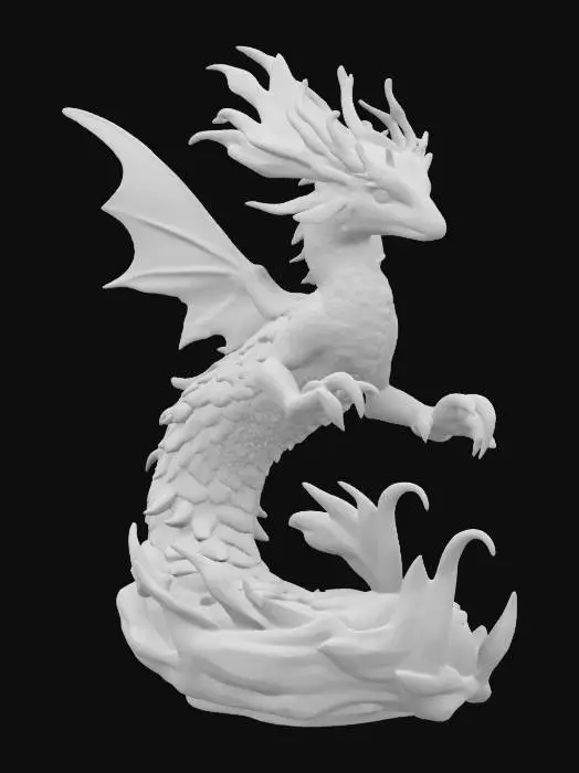 3D model for A legendary Pokémon of Water type.