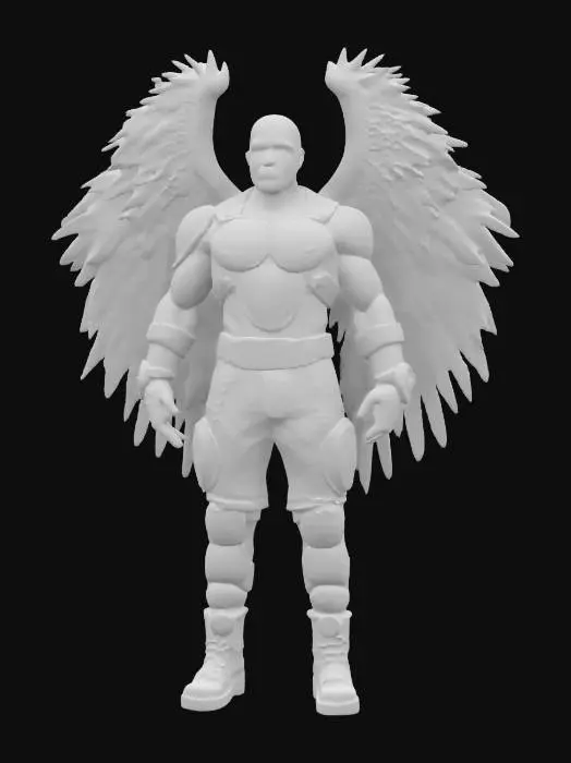 3D model for Dwayne "The Rock" Johnson in the role of Tooth #fairy#, from the movie.
Wearing black hockey gear and pants, silver top body armor, and large white feathered wings. Black combat boots.
Get inspiration from The Tooth Fairy movie from 2010. Clean texture. Accurate character. HDR.