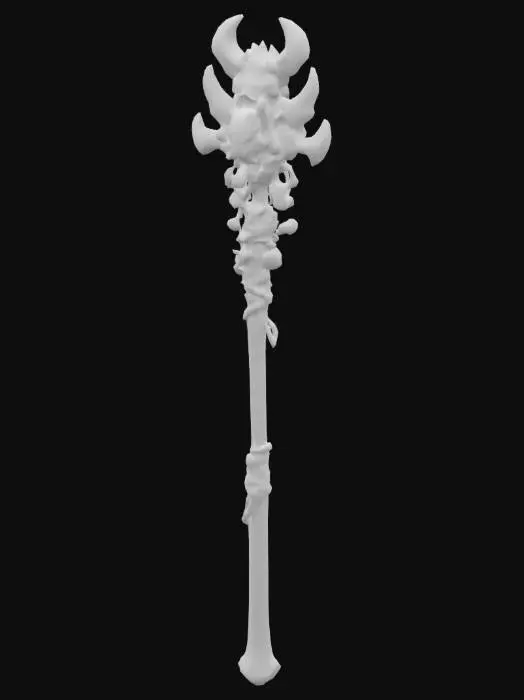 3D model for Bone Warhammer