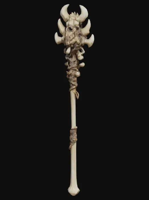 3D model for Bone Warhammer