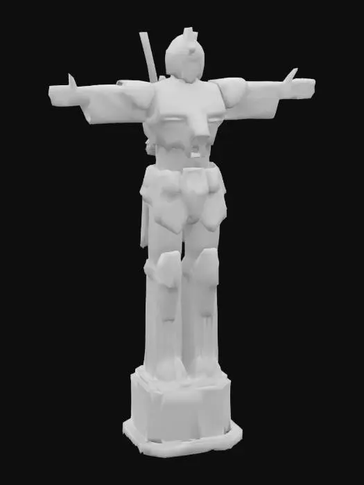 3D model for [Brazil], Gundam Christ the Redeemer, #AroundTheWorld#