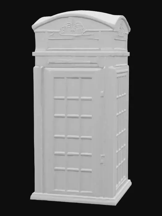 3D model for Realistic London phone booth. HDR. #AroundTheWorld#