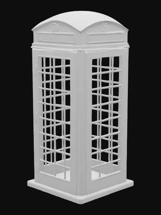 3D model for Realistic London phone booth. HDR. #AroundTheWorld#