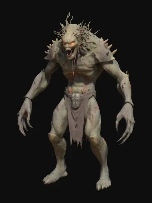 3D model for Swamp Beast