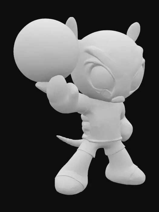 3D model for Fuleco the Armadillo
