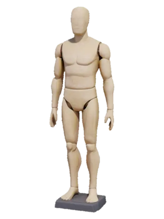 Training dummy - Target 3D model, vytvořený pomocí AI