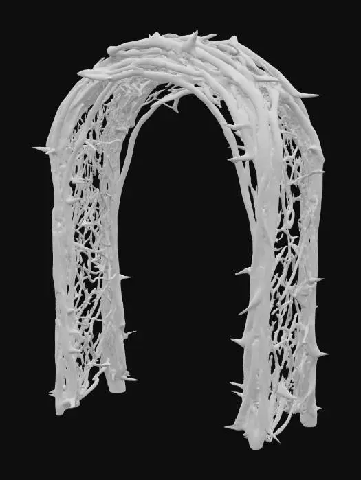 3D model for Imagine an #arch# made out of thorns. Realistic.