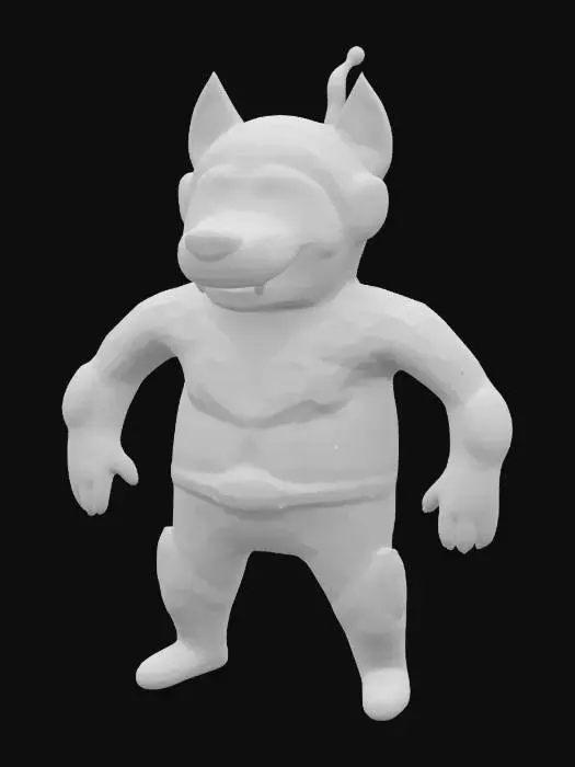 3D model for Super What, #SketchTo3D#