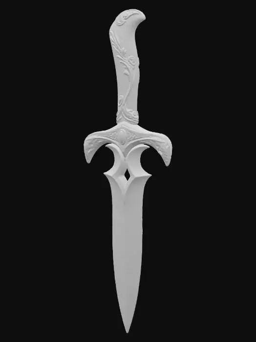 3D model for Elven Blade