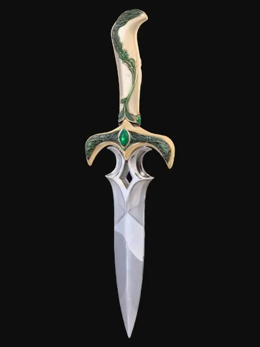 3D model for Elven Blade