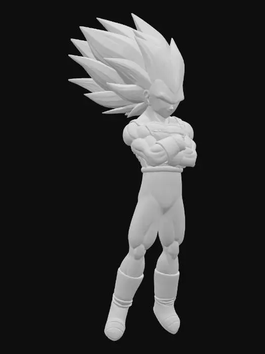 3D model for Vegeta Super Saiyan 3