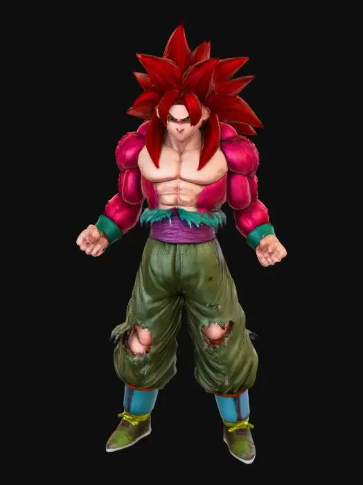 3D model for Super Saiyan 4