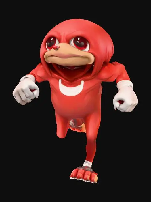 3D model for Ugandan Knuckles Reimagined