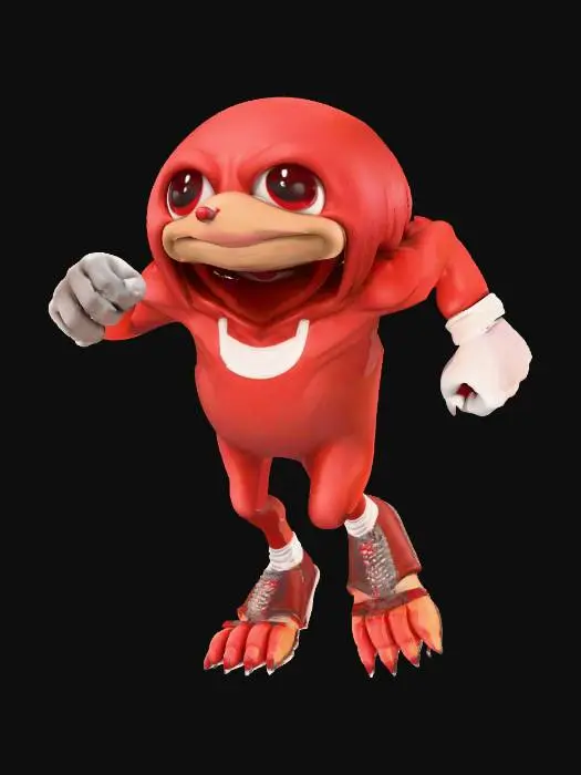 3D model for Ugandan Knuckles Reimagined