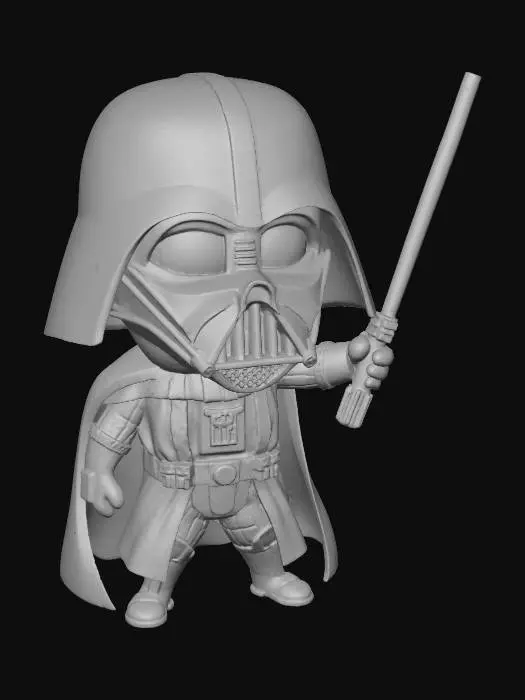 3D model for Chibi Sith Warrior, #villain#