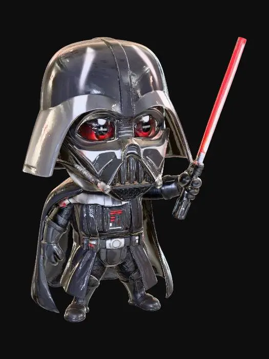 3D model for Chibi Sith Warrior, #villain#
