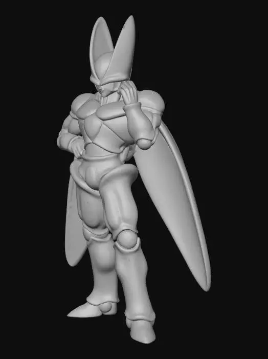 3D model for Cell Character Artwork, #villain#