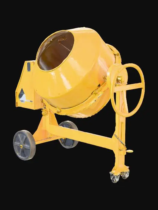 3D model for Yellow Cement Mixer