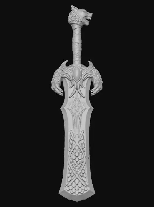 3D model for Bear's Fang Blade