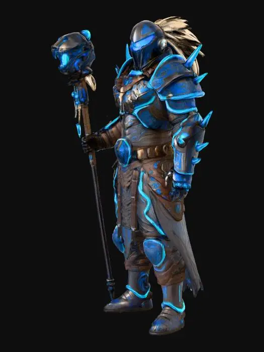 3D model for Guardian of the Luminescent Forest, #villain#