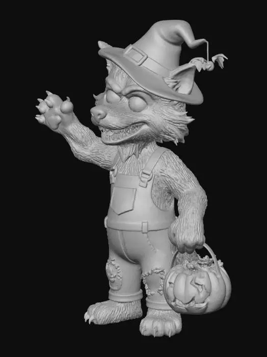 3D model for #Halloween2025# Howler