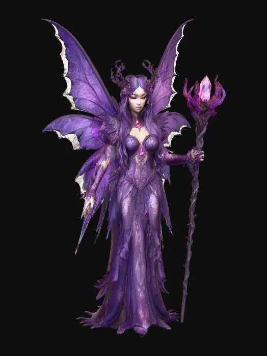 3D model for Enchanted Dark Faerie, #Halloween2025#