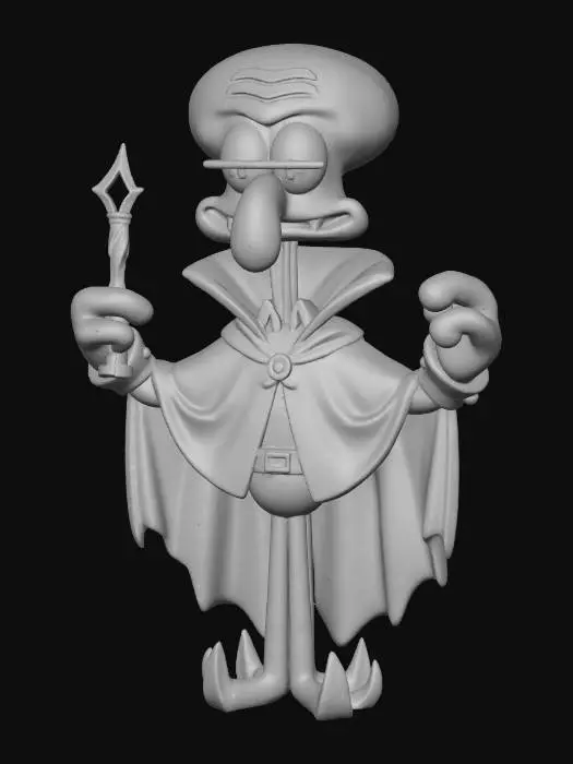 3D model for Vampire Squidward
