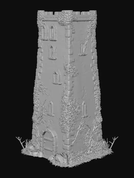 3D model for Haunted Spire, #Halloween2025#