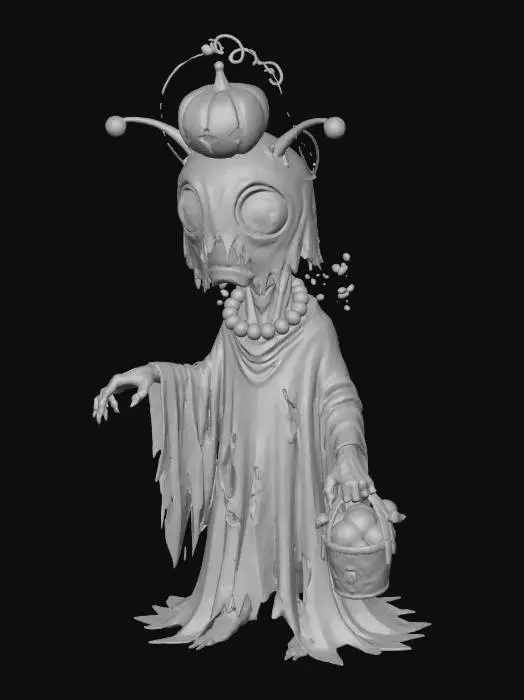 3D model for Alien Trick-or-Treater, #Halloween2025#