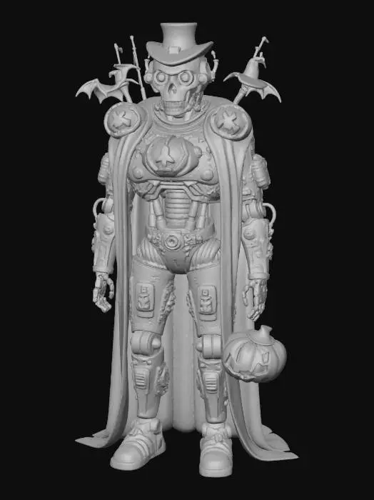 3D model for Halloween Bot, #Halloween2025#