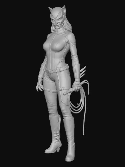 3D model for Catwoman in Black