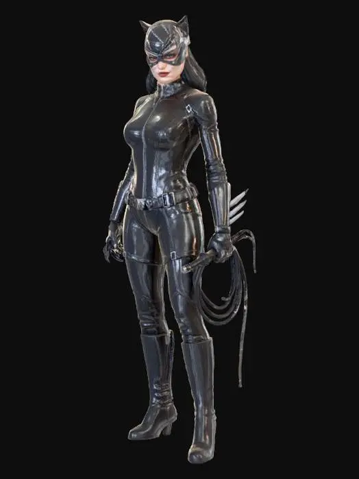 3D model for Catwoman in Black