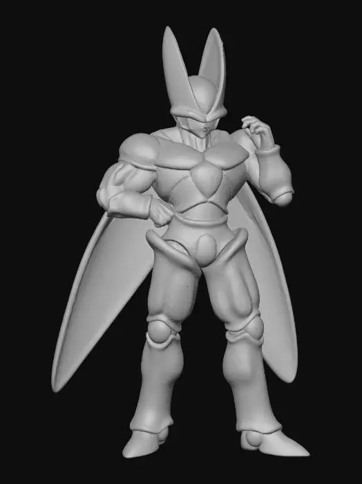 3D model for Cell Character Artwork, #villain#