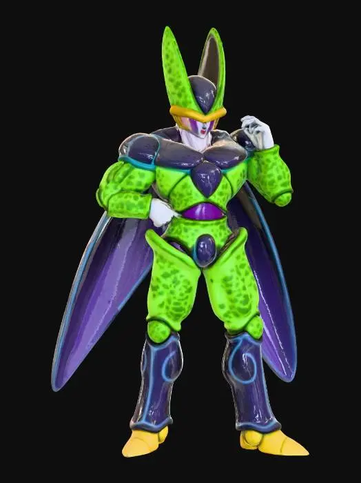 3D model for Cell Character Artwork, #villain#