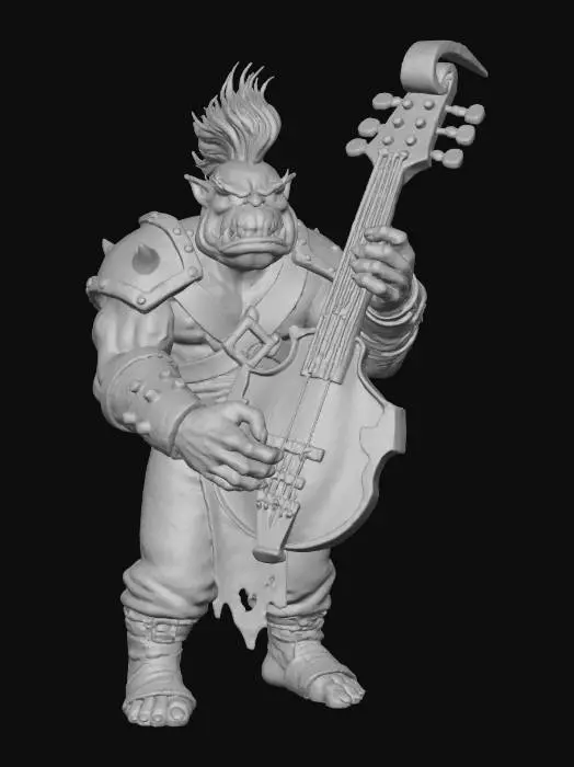 3D model for Orc Rockstar