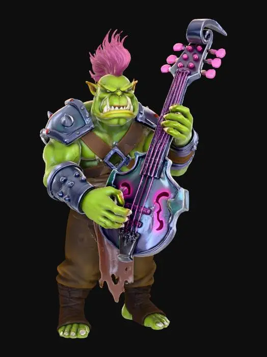 3D model for Orc Rockstar