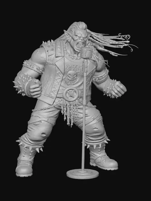 3D model for Orc Rocker