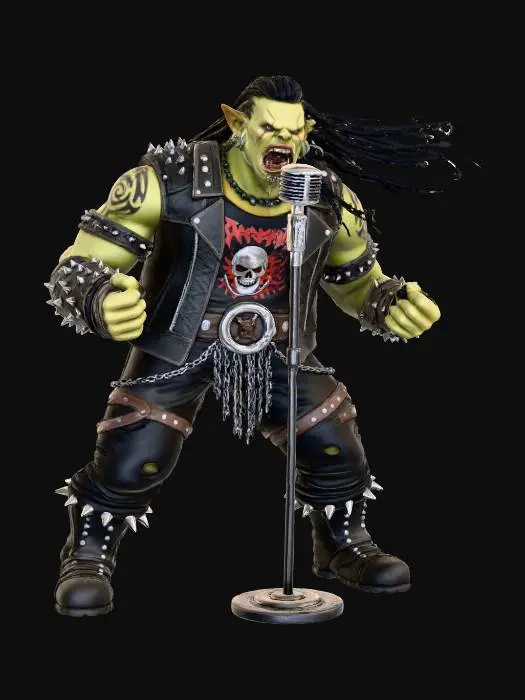 3D model for Orc Rocker