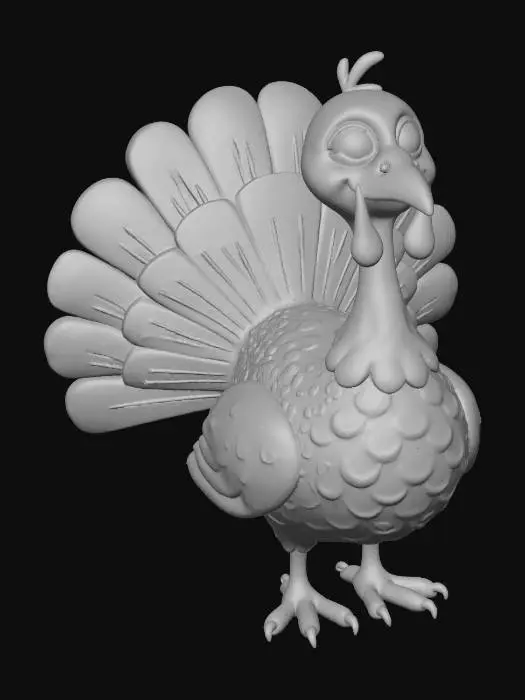 3D model for Turkey, #Thanksgiving#