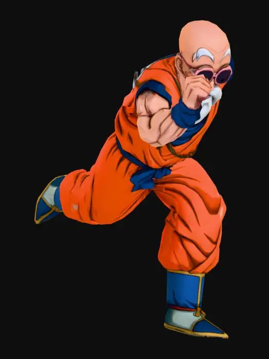 3D model for Anime Martial Artist