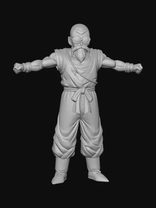 3D model for Anime Martial Artist